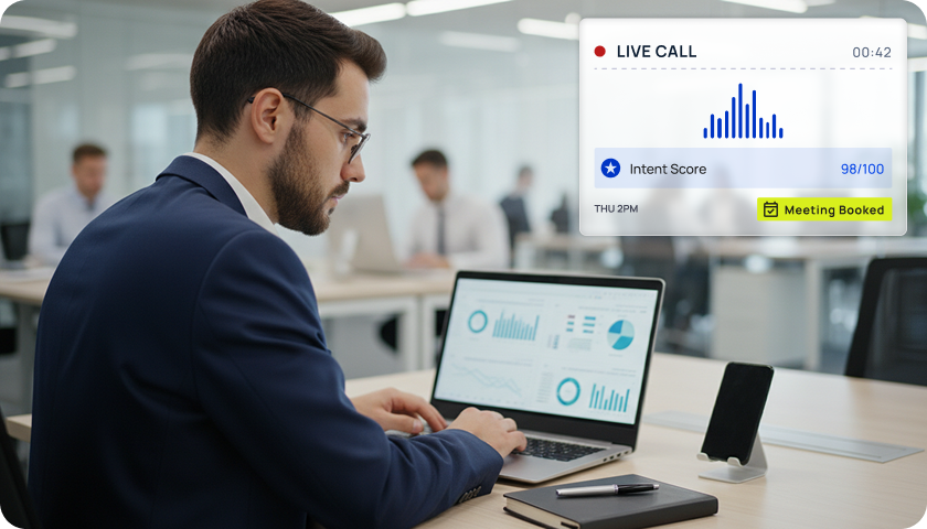 Every call answered, every quote captured, every meeting booked